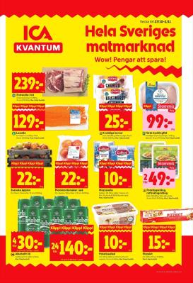 ica-kvantum - ICA Kvantum-reklambladet giltigt från 27/10 - 02/11