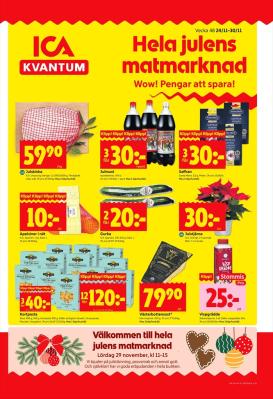 ica-kvantum - ICA Kvantum-reklambladet giltigt från 24/11 - 30/11
