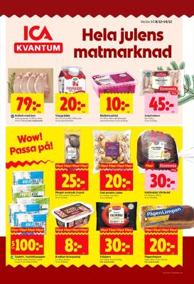 ica-kvantum - ICA Kvantum-reklambladet giltigt från 08/12 - 14/12
