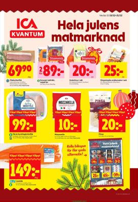 ica-kvantum - ICA Kvantum-reklambladet giltigt från 15/12 - 21/12
