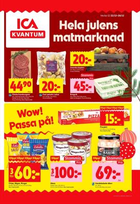 ica-kvantum - ICA Kvantum-reklambladet giltigt från 22/12 - 28/12