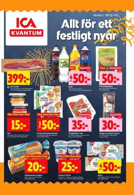 ica-kvantum - ICA Kvantum-reklambladet giltigt från 29/12 - 04/01