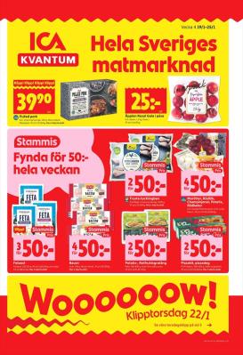 ica-kvantum - ICA Kvantum-reklambladet giltigt från 19/01 - 25/01