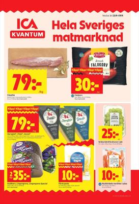 ica-kvantum - Aktuellt ICA Kvantum reklamblad giltigt från måndag 13/04/2026 till söndag 19/04/2026