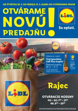 lidl - Aktuálny Lidl leták od pondelka, 25.05.2026 do nedele, 31.05.2026