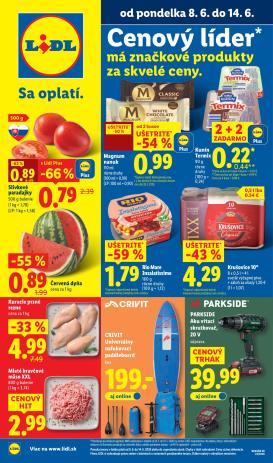 lidl - Aktuálny Lidl leták od pondelka, 08.06.2026 do nedele, 14.06.2026