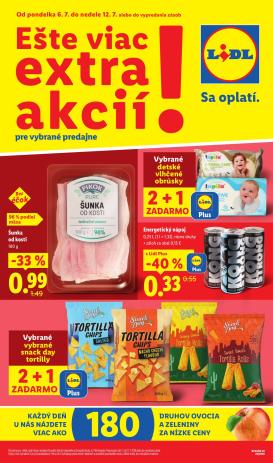 lidl - Nový Lidl leták od pondelka, 06.07.2026 do nedele, 12.07.2026