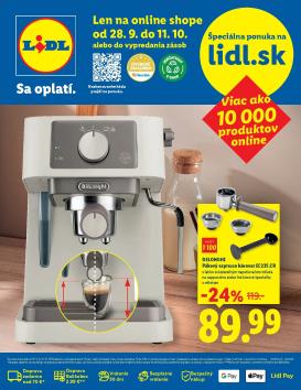 lidl - Aktuálny Lidl - Online magazín leták od pondelka, 28.09.2026 do nedele, 11.10.2026