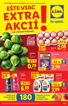 lidl - Leták Lidl - Špeciálne akcie - vybrané predajne platný od 27.10. do 02.11.
