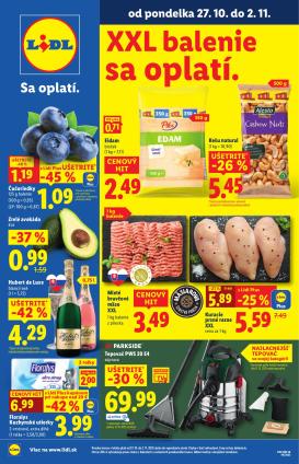 lidl - Leták Lidl platný od 27.10. do 02.11.