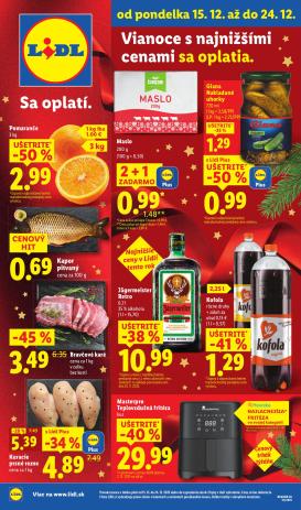 lidl - Leták Lidl platný od 15.12. do 24.12.