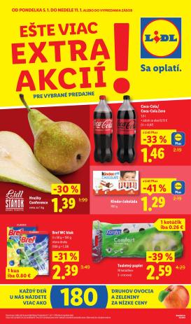 lidl - Leták Lidl - Špeciálne akcie - vybrané predajne platný od 05.01. do 11.01.