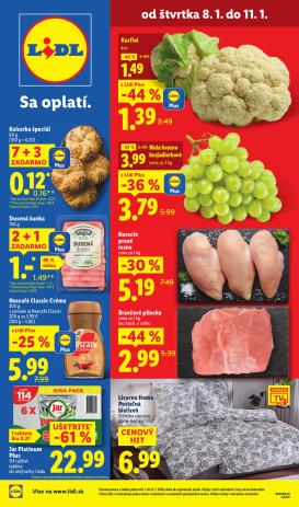 lidl - Leták Lidl platný od 08.01. do 11.01.