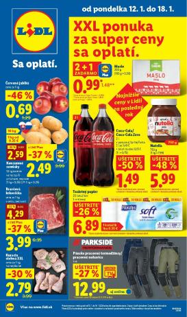 lidl - Leták Lidl platný od 12.01. do 18.01.
