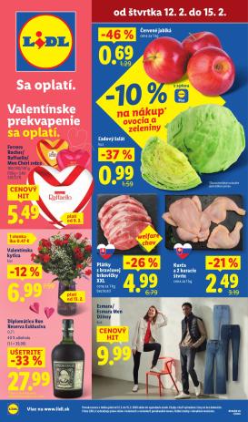 lidl - Leták Lidl platný od 12.02.2026 do 15.02.2026