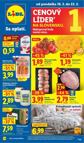 lidl - Leták Lidl platný od 16.02.2026 do 22.02.2026