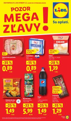 lidl - Leták Lidl - Špeciálne akcie - vybrané predajne platný od 27.02.2026 do 04.03.2026