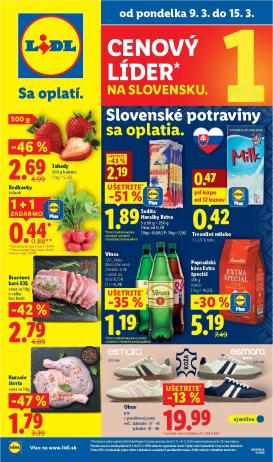 lidl - Leták Lidl platný od 09.03.2026 do 15.03.2026