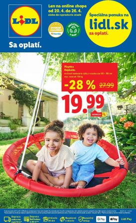 lidl - Aktuálny leták Lidl - Online ponuka od pondelka, 20.04.2026 do nedele, 26.04.2026