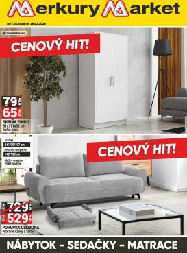 merkury-market - Leták Merkury Market - Nábytok, sedačky, matrace platný od 01.02.2026 do 28.02.2026