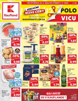 kaufland - Aktuálny Kaufland leták od štvrtka, 25.06.2026 do stredy, 01.07.2026