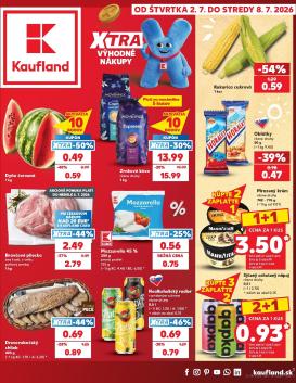 kaufland - Nový Kaufland leták od štvrtka, 02.07.2026 do stredy, 08.07.2026
