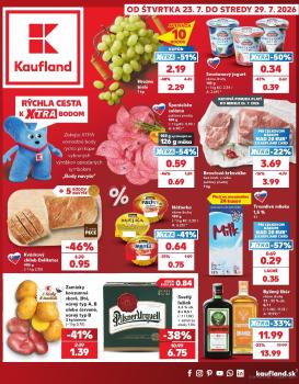 kaufland - Nový Kaufland leták od štvrtka, 23.07.2026 do stredy, 29.07.2026