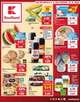 kaufland - Nový Kaufland leták od štvrtka, 06.08.2026 do stredy, 12.08.2026