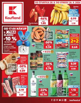 kaufland - Nový Kaufland leták od štvrtka, 20.08.2026 do stredy, 26.08.2026