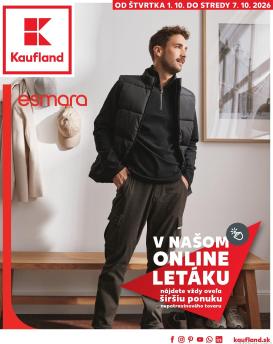 kaufland - Nový Kaufland - Spotrebné zboží leták od štvrtka, 01.10.2026 do stredy, 07.10.2026