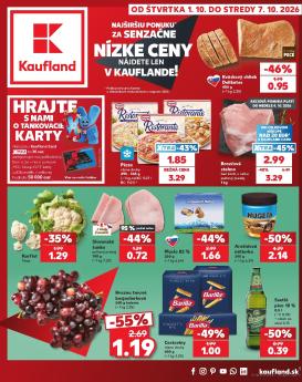 kaufland - Nový Kaufland leták od štvrtka, 01.10.2026 do stredy, 07.10.2026