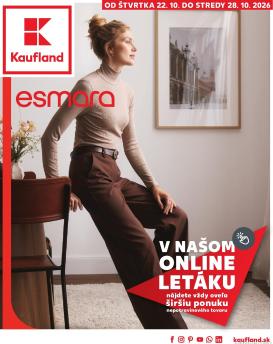 kaufland - Nový Kaufland leták od štvrtka, 22.10.2026 do stredy, 28.10.2026
