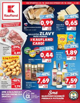 kaufland - Leták Kaufland platný od 23.10. do 29.10.