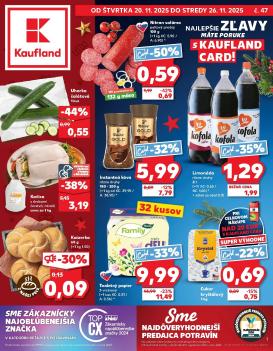 kaufland - Leták Kaufland platný od 20.11. do 26.11.