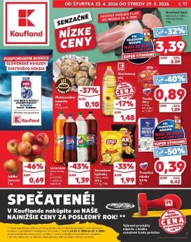 kaufland - Nový leták Kaufland od štvrtka, 23.04.2026 do stredy, 29.04.2026