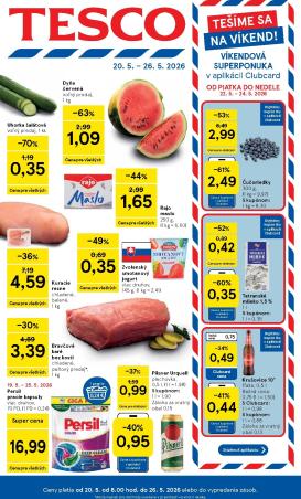 tesco - Nový Tesco leták od stredy, 20.05.2026 do utorka, 26.05.2026