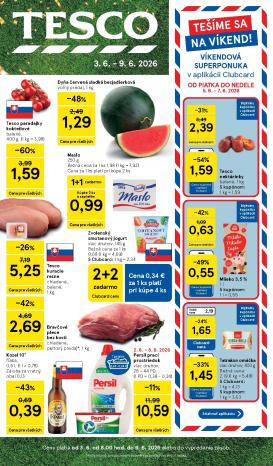 tesco - Nový Tesco leták od stredy, 03.06.2026 do utorka, 09.06.2026