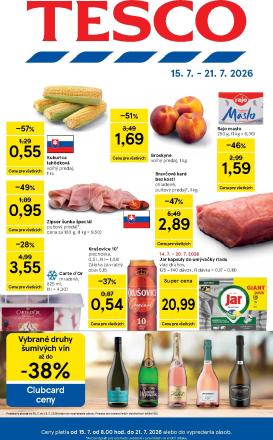 tesco - Nový Tesco leták od stredy, 15.07.2026 do utorka, 21.07.2026