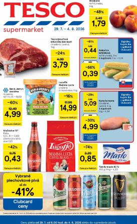tesco - Nový Tesco supermarket leták od stredy, 29.07.2026 do utorka, 04.08.2026