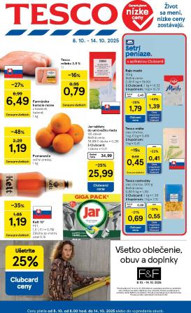tesco - Leták Tesco platný od 08.10. do 14.10.