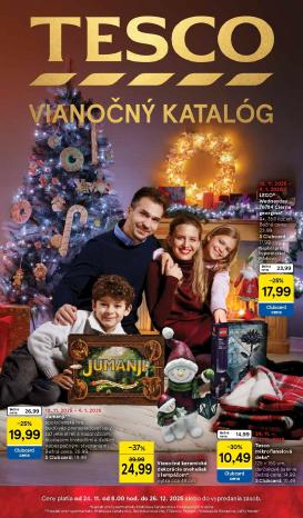 tesco - Leták Tesco - Vianočný katalóg platný od 24.11. do 26.12.