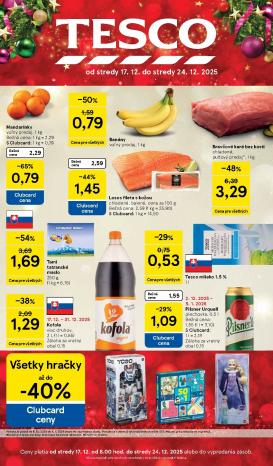 tesco - Leták Tesco platný od 17.12. do 24.12.