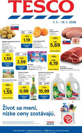 tesco - Leták Tesco platný od 07.01. do 13.01.