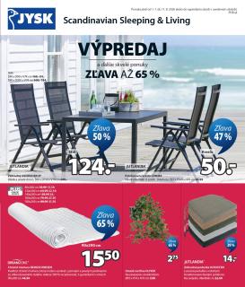 jysk - Aktuálny Jysk leták od stredy, 01.07.2026 do utorka, 11.08.2026