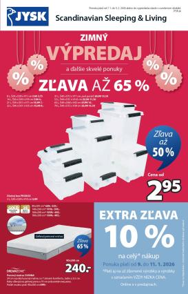 jysk - Leták Jysk platný od 07.01. do 03.02.