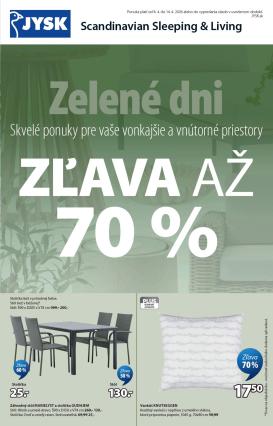 jysk - Aktuálny leták Jysk platný od stredy, 08.04.2026 do utorka, 14.04.2026