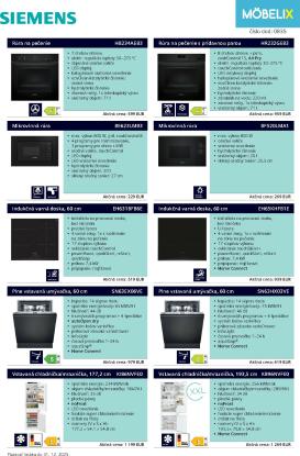 mobelix - Leták Möbelix - Siemens platný od 01.12. do 31.12.