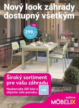 mobelix - Leták Möbelix - Zahrady platný od 09.03.2026 do 05.04.2026