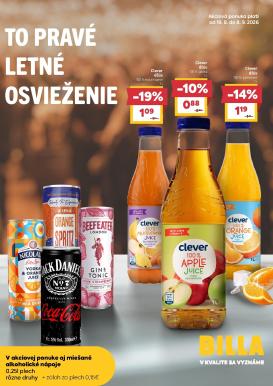 billa - Aktuálny Billa - Letné osvieženie leták od stredy, 19.08.2026 do utorka, 08.09.2026