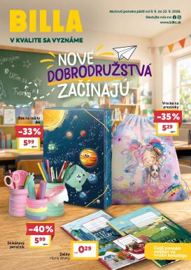 billa - Nový Billa - Katalóg Back to school leták od stredy, 09.09.2026 do utorka, 22.09.2026